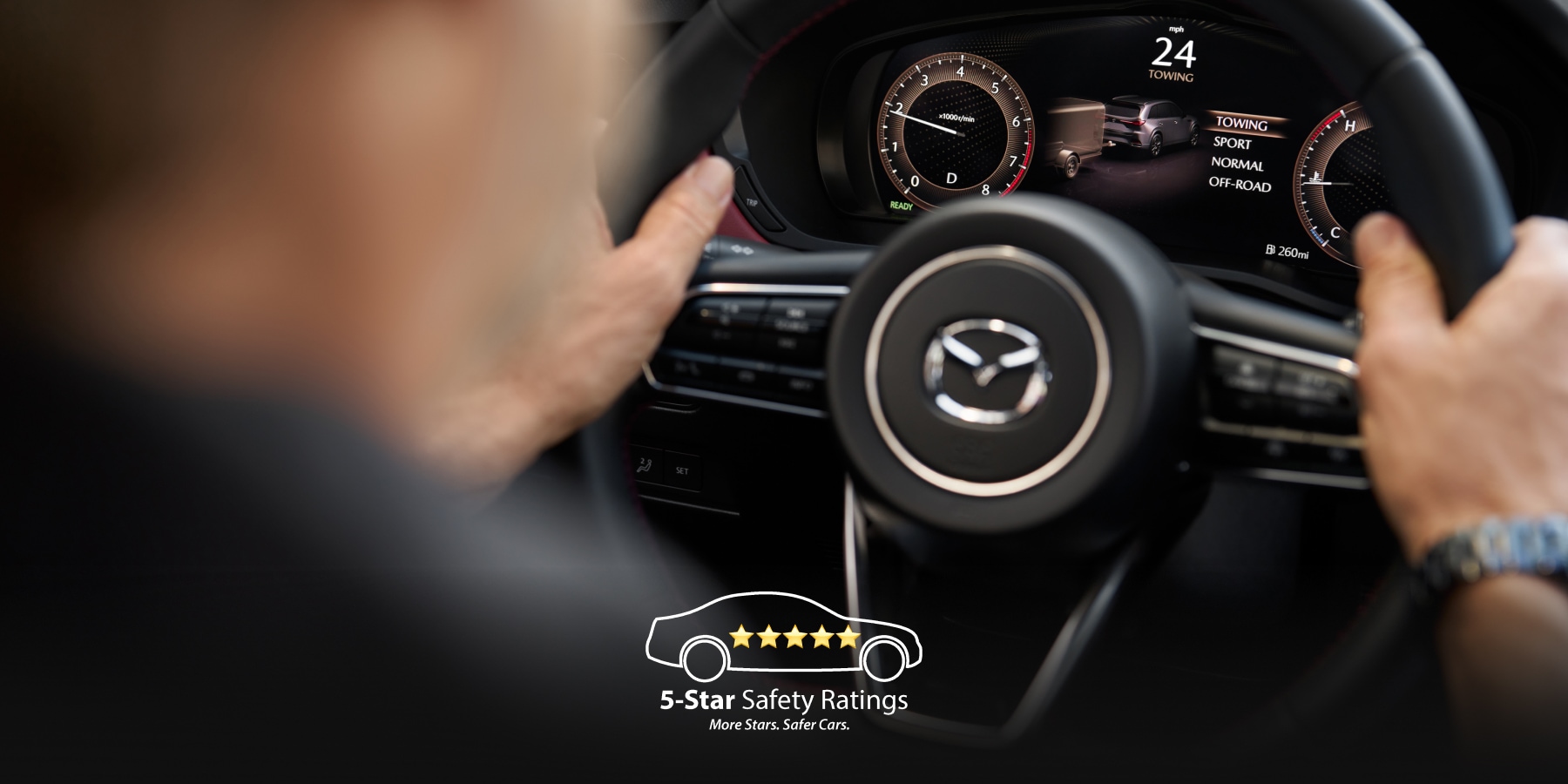 Seguridad del Mazda CX-70 – 2025 NHTSA 5-Star Overall Safety Rating Seguridad del Mazda CX-70 – 2025 NHTSA 5-Star Overall Safety Rating